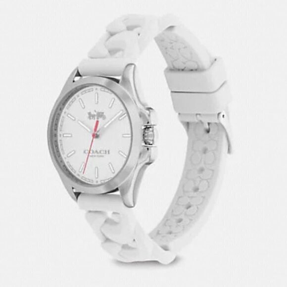 Coach Libby Watch, Sporty, Water Resistant, White - Picture 2 of 3